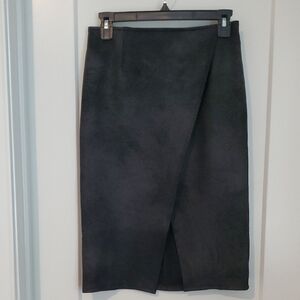 Free People Whitney Faux-Leather Pencil Skirt Small